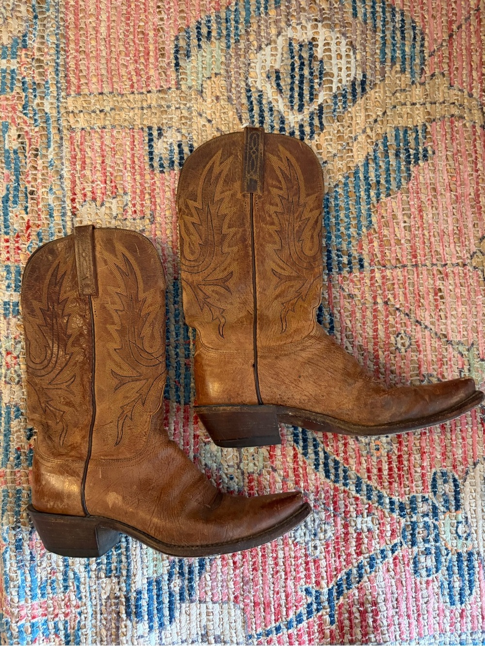 Lucchesse Mad Dog Goat women’s genuine Cowboy boots with original box